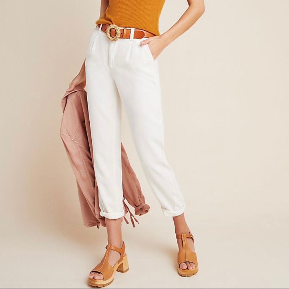 New Anthropologie Tapered Trousers